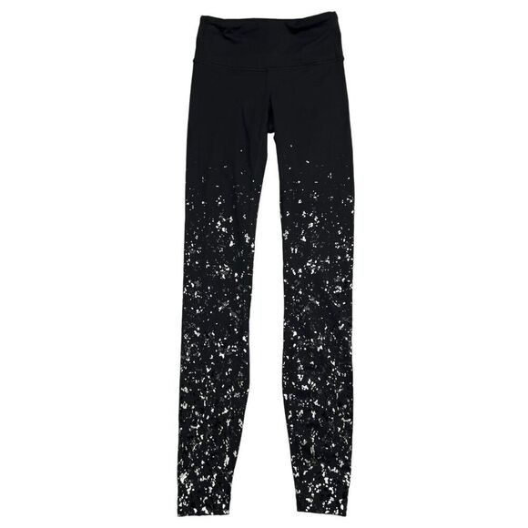 Lululemon Speed Wunder Tight 28" Speckle Shine Black Size 2 - Picture 1 of 8